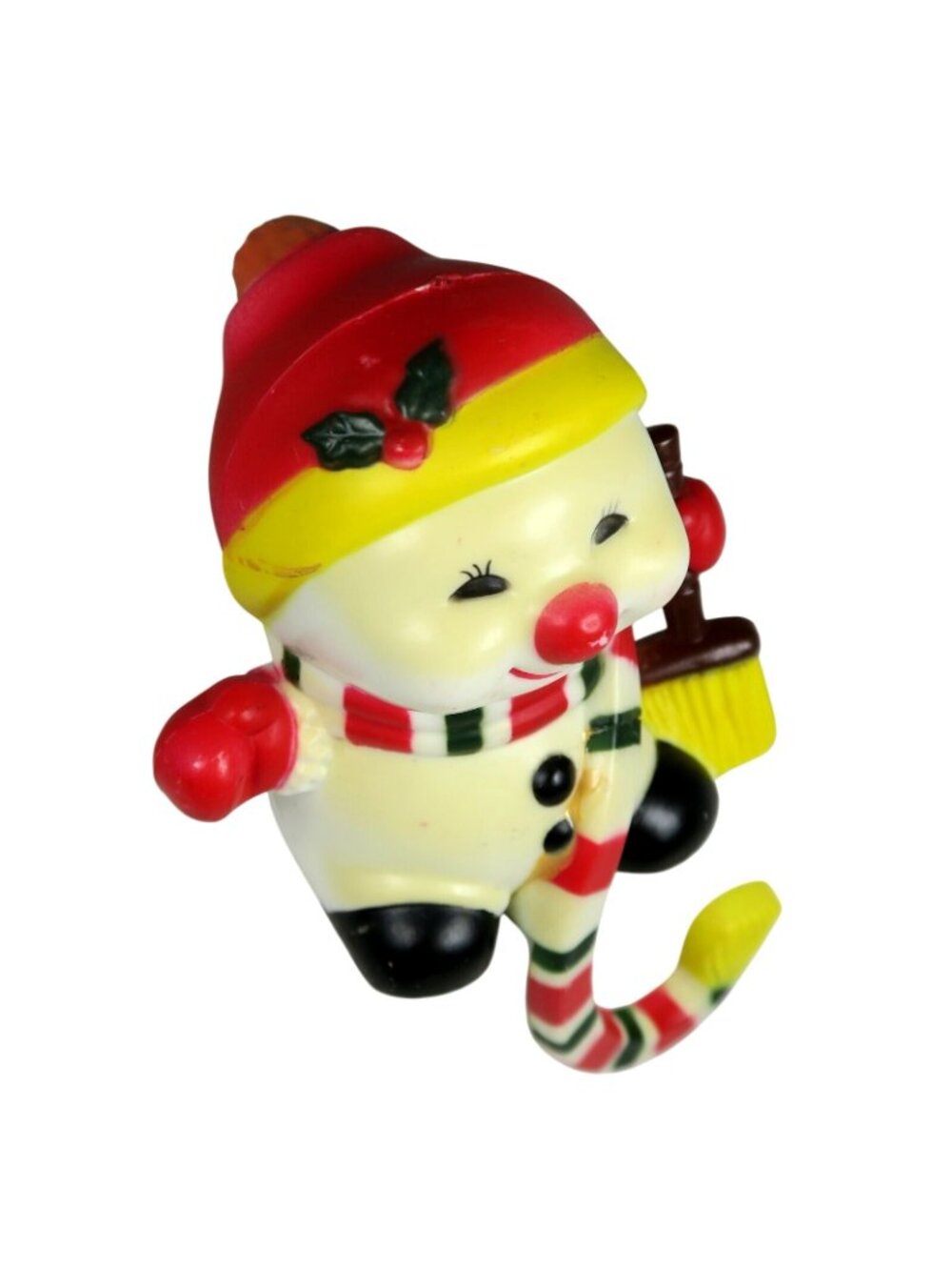 Share 1985 Snowman Stocking Hook - Vintage 1980s Holidays Decor - Picture 4 of 7